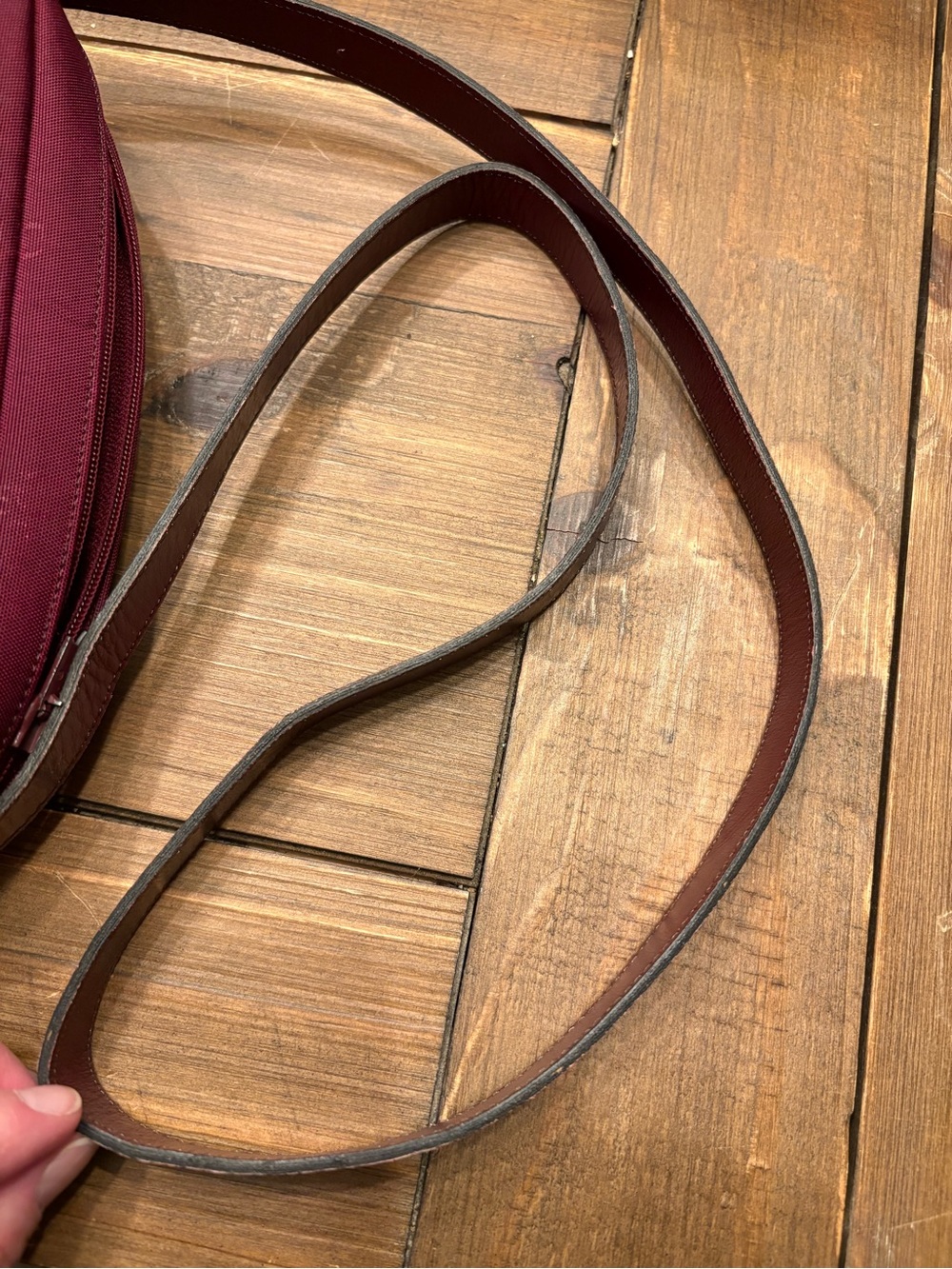 ❤️Dior - Vintage Burgundy Monogram Canvas Crossbody CD Logo Trotter Style - Picture 11 of 12